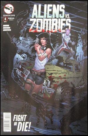 [Aliens vs. Zombies #4 (Cover C - Giuseppe Cafaro)]