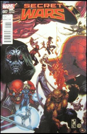 [Secret Wars (series 2) No. 7 (1st printing, variant connecting cover - Simone Bianchi)]