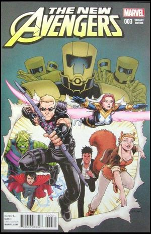 [New Avengers (series 4) No. 3 (variant cover - Chris Burnham)]
