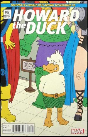 [Howard the Duck (series 5) No. 2 (1st printing, variant cover - Fred Hembeck)]