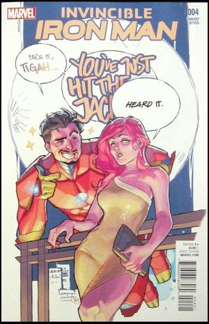 [Invincible Iron Man (series 2) No. 4 (1st printing, variant cover - Yasmine Putri)]