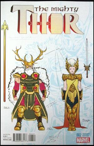 [Mighty Thor (series 2) No. 2 (1st printing, variant design cover - Russell Dauterman)]