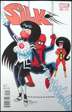[Silk (series 2) No. 2 (1st printing, variant cover - Fred Hembeck)]