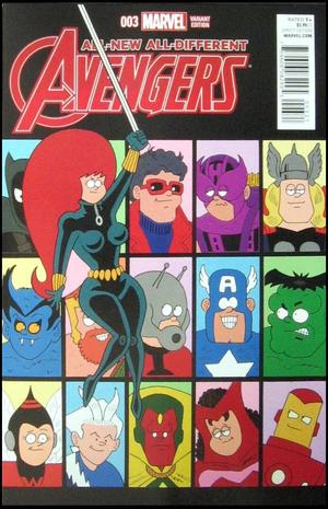 [All-New, All-Different Avengers No. 3 (1st printing, variant cover - Fred Hembeck)]