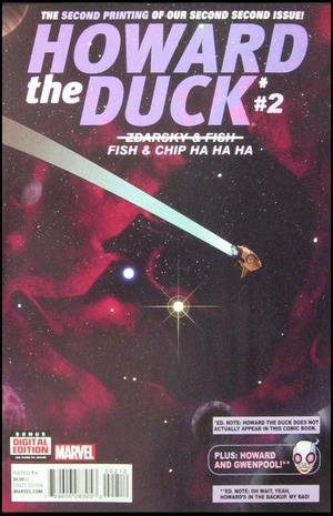 [Howard the Duck (series 5) No. 2 (2nd printing, standard cover - Joe Quinones)]