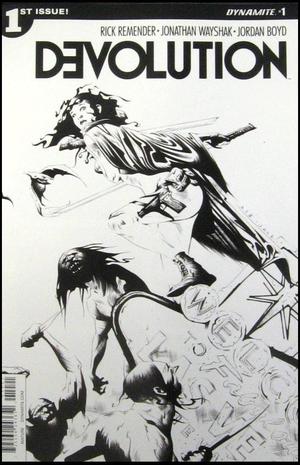 [Devolution #1 (1st printing, Cover B - B&W Retailer Incentive)]