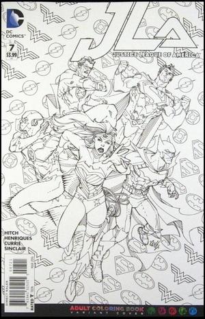 [Justice League of America (series 4) 7 (variant Coloring Book cover - Cully Hamner)]