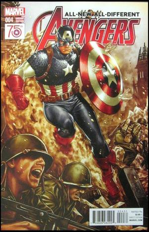 [All-New, All-Different Avengers No. 4 (1st printing, variant Captain America 75th Anniversary cover - Mark Brooks)]