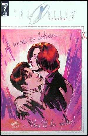 [X-Files Season 11 #7 (variant subscription Valentine Card cover - Robert Hack)]