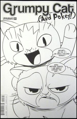 [Grumpy Cat & Pokey #1 (Cover F - Steve Uy Coloring Book Variant)]