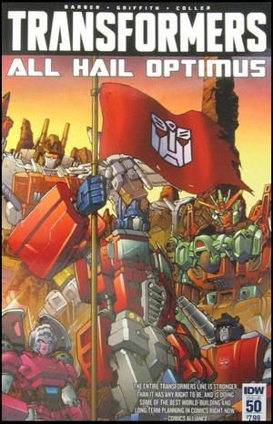 [Transformers (series 2) #50 (regular cover - Andrew Griffith)]