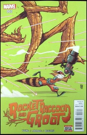 [Rocket Raccoon and Groot No. 3 (standard cover - Skottie Young)]