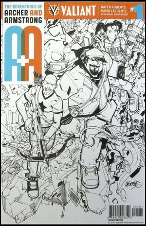 [A+A: The Adventures of Archer & Armstrong #1 (1st printing, Variant Cover - David Lafuente B&W)]