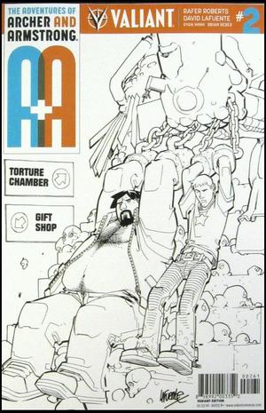 [A+A: The Adventures of Archer & Armstrong #2 (1st printing, Variant Cover - David Lafuente B&W)]