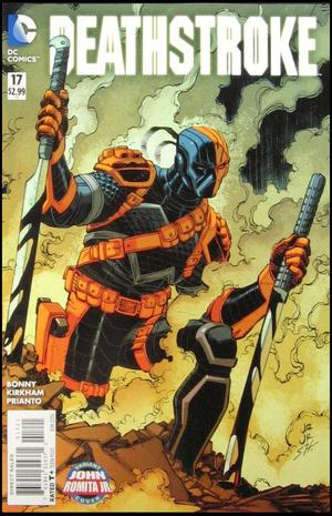 [Deathstroke (series 3) 17 (variant cover - John Romita Jr.)]