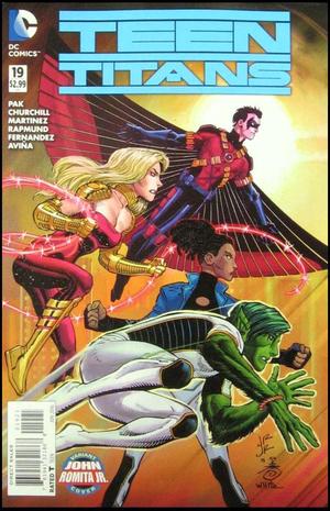 [Teen Titans (series 5) 19 (variant cover - John Romita Jr.)]