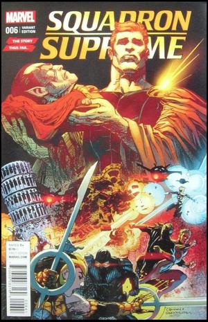 [Squadron Supreme (series 4) No. 6 (variant The Story Thus Far cover - Denys Cowan & Bill Sienkiewicz)]