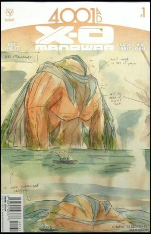 [4001 AD - X-O Manowar #1 (1st printing, Variant Character Design Cover - Matt Kindt)]