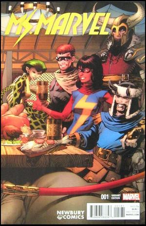 [Ms. Marvel (series 4) No. 1 (variant Newbury Comics connecting cover - Chris Stevens)]