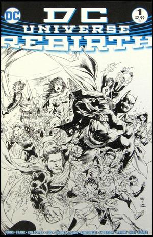 [DC Universe Rebirth 1 (1st printing, variant B&W cover - Ivan Reis)]