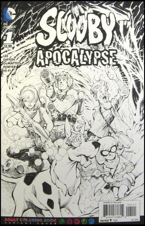 [Scooby Apocalypse 1 (1st printing, variant coloring book cover - Jim Lee)]