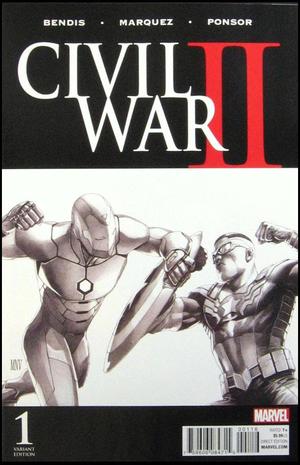 [Civil War II No. 1 (1st printing, variant sketch cover - Steve McNiven)]