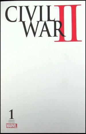 [Civil War II No. 1 (1st printing, variant blank cover)]