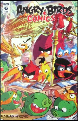[Angry Birds Comics (series 2) #6 (regular cover - Ciro Cangialosi wraparound)]