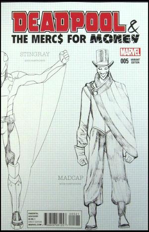 [Deadpool & The Mercs for Money No. 5 (variant design cover - Mike Hawthorne)]