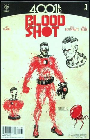 [4001 AD - Bloodshot #1 (1st printing, Variant Character Design Cover - Ryan Lee)]