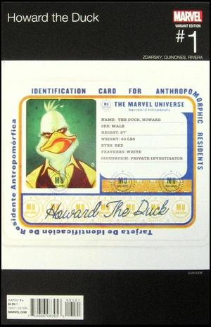 [Howard the Duck (series 5) No. 1 (1st printing, variant Hip Hop cover - Juan Doe)]
