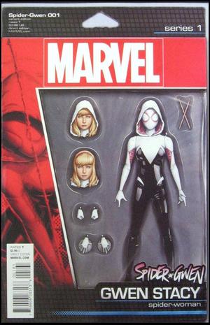 [Spider-Gwen (series 2) No. 1 (variant Action Figure cover - John Tyler Christopher)]