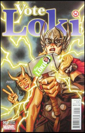 [Vote Loki No. 2 (variant cover - Dave Johnson)]