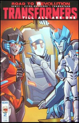 [Transformers: Till All Are One #2 (variant subscription Rom cover - Sara Pitre-Durocher)]