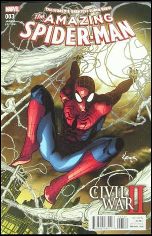 [Civil War II: Amazing Spider-Man No. 3 (variant cover - Aaron Kuder)]