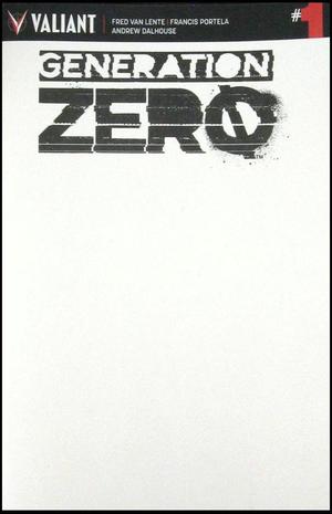 [Generation Zero #1 (1st printing, Variant Blank Cover)]