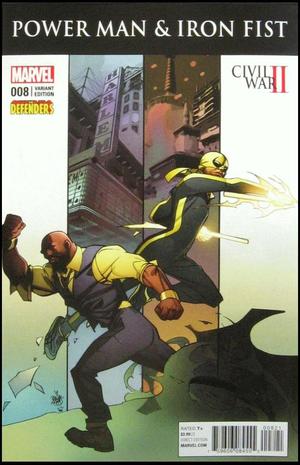 [Power Man & Iron Fist (series 3) No. 8 (variant Defenders cover - Pasqual Ferry)]