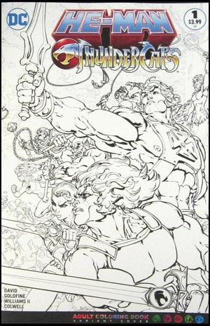 [He-Man / Thundercats 1 (1st printing, variant Coloring Book wraparound cover)]