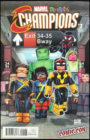 [Champions (series 4) No. 1 (1st printing, variant NYCC exclusive Marvel Minimates cover - Barry Bradfield)]