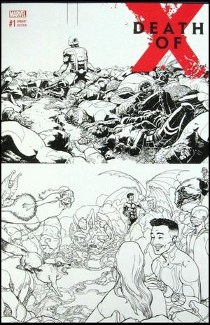 [Death of X No. 1 (1st printing, variant wraparound sketch cover - Araon Kuder)]
