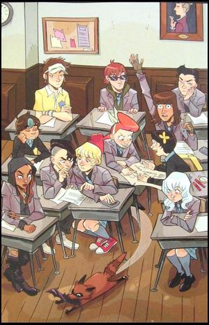 [Lumberjanes / Gotham Academy #6 (variant cover - Carolyn Nowak)]