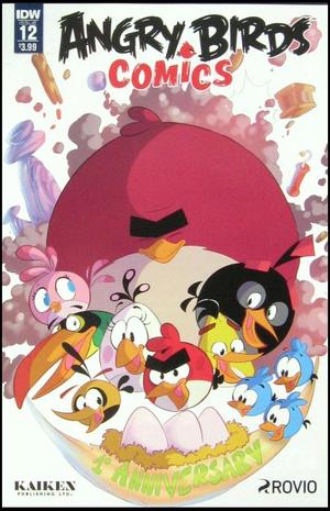 [Angry Birds Comics (series 2) #12 (regular cover - Ciro Cangialosi wraparound)]