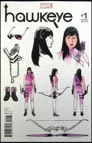 [Hawkeye (series 5) No. 1 (variant character design cover - Leonardo Romero)]