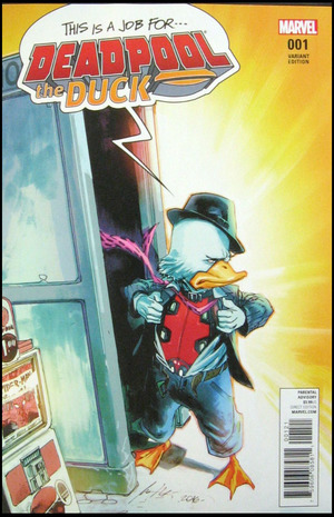 [Deadpool the Duck No. 1 (variant cover - Rafael Albuquerque)]