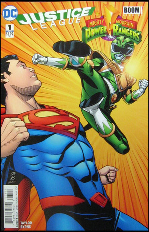 [Justice League / Power Rangers 1 (1st printing, variant Superman / Green Ranger cover - Chris Sprouse)]