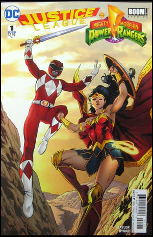 [Justice League / Power Rangers 1 (1st printing, variant Wonder Woman / Red Ranger cover - Marcus To)]