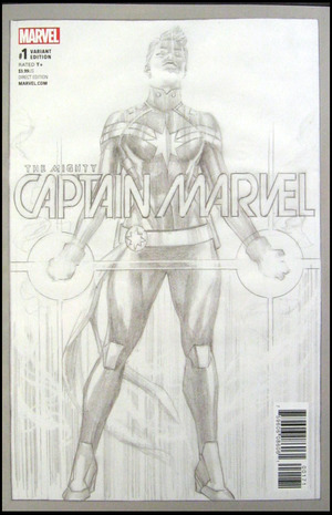 [Mighty Captain Marvel No. 1 (variant sketch cover - Alex Ross)]