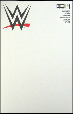 [WWE #1 (variant blank cover)]