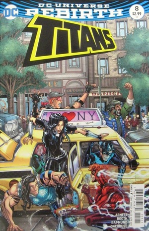 [Titans (series 3) 8 (variant cover - Nick Bradshaw)]