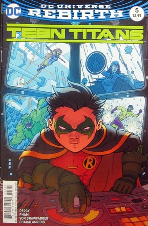 [Teen Titans (series 6) 5 (variant cover - Chris Burnham)]